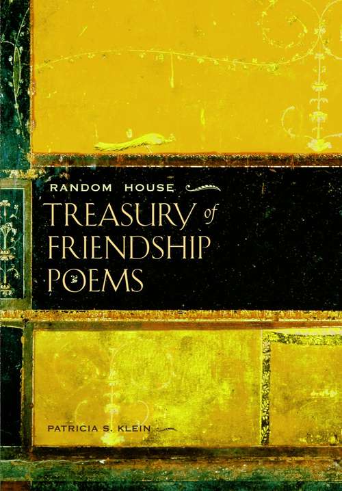 Book cover of Random House Treasury of Friendship Poems