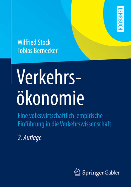 Book cover of Verkehrsökonomie