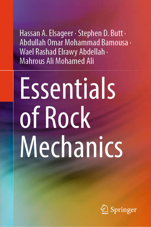 Book cover of Essentials of Rock Mechanics