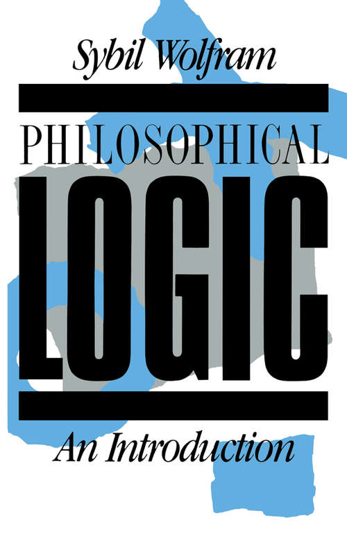 Book cover of Philosophical Logic: An Introduction