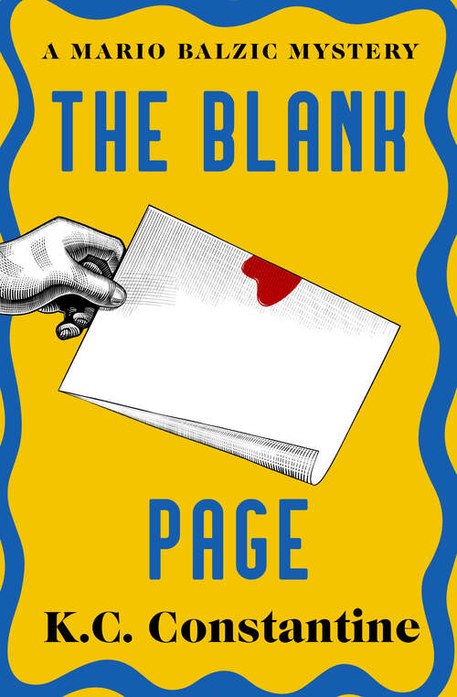 Book cover of The Blank Page (The Mario Balzic Mysteries)