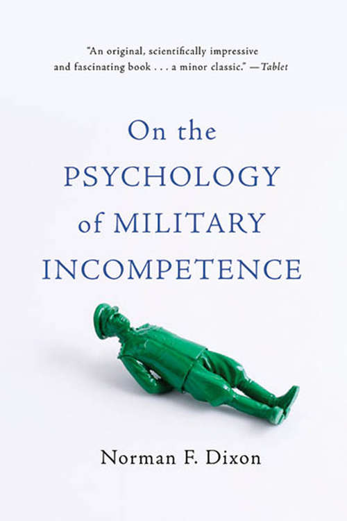 Book cover of On the Psychology of Military Incompetence