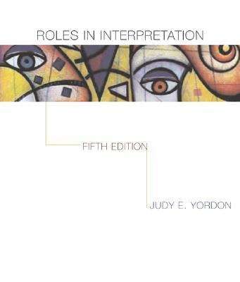 Book cover of Roles in Interpretation (Fifth Edition)