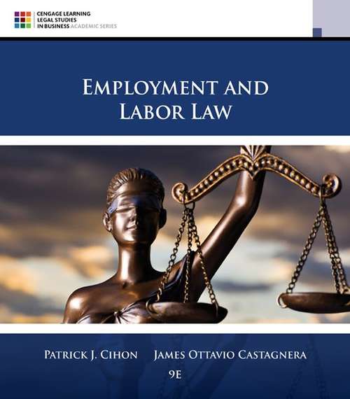 Book cover of Employment and Labor Law (9th Edition)