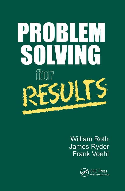 Book cover of Problem Solving For Results