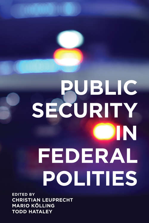 Book cover of Public Security in Federal Polities
