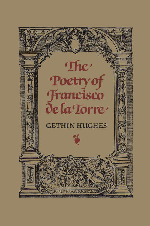 Book cover of The Poetry of Francisco de la Torre