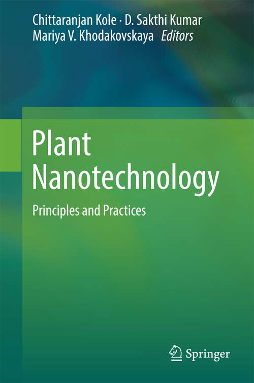 Book cover of Plant Nanotechnology