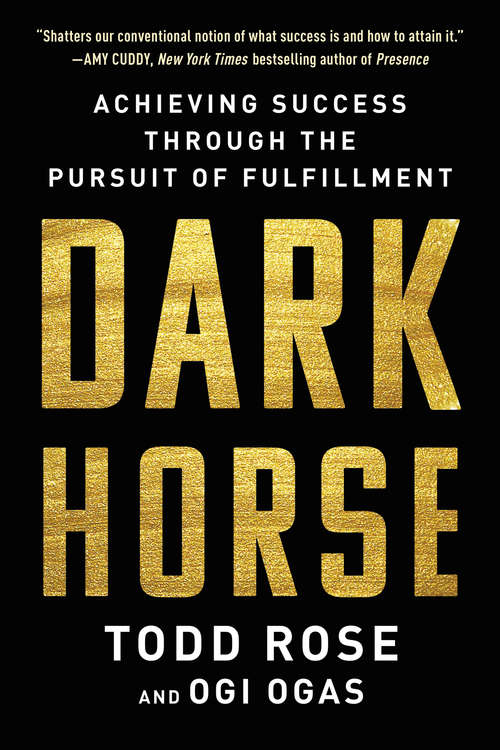 Book cover of Dark Horse: Achieving Success Through the Pursuit of Fulfillment