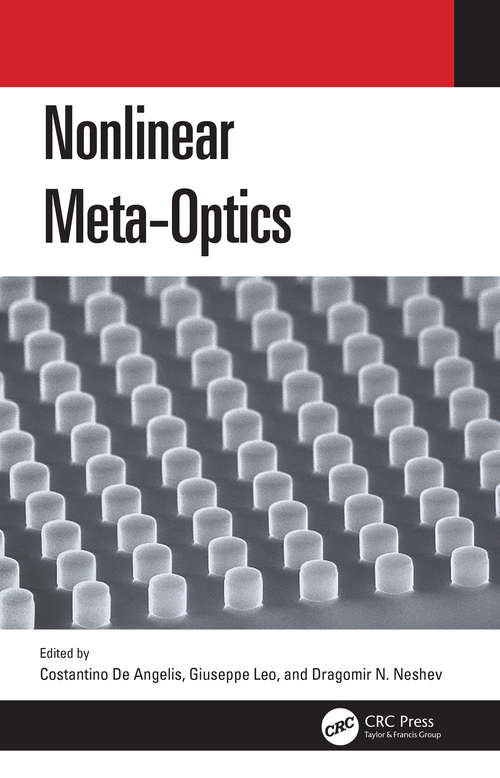 Book cover of Nonlinear Meta-Optics (Multidisciplinary and Applied Optics)