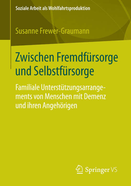 Book cover of Zwischen Fremdfürsorge und Selbstfürsorge
