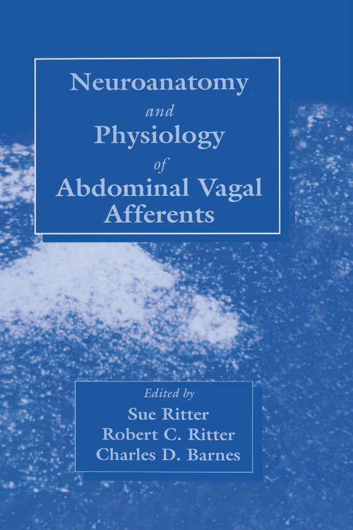 Book cover of Neuroanat and Physiology of Abdominal Vagal Afferents (1)