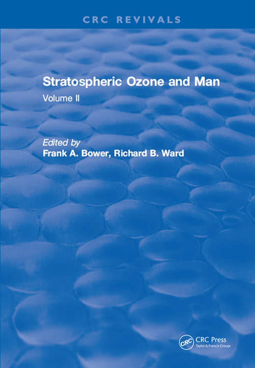 Book cover of Stratospheric Ozone and Man: Volume II