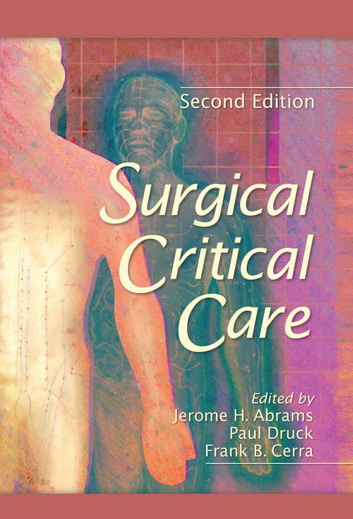 Book cover of Surgical Critical Care