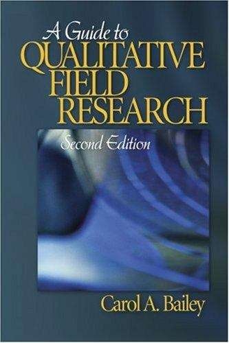 Book cover of A Guide to Qualitative Field Research