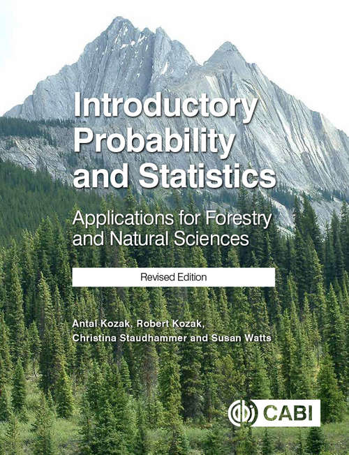Book cover of Introductory Probability and Statistics: Applications for Forestry and Natural Sciences (Revised Edition)