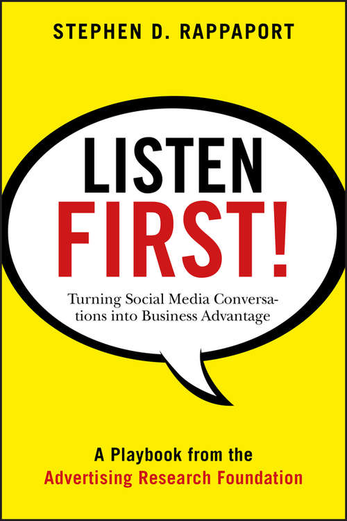 Book cover of Listen First!