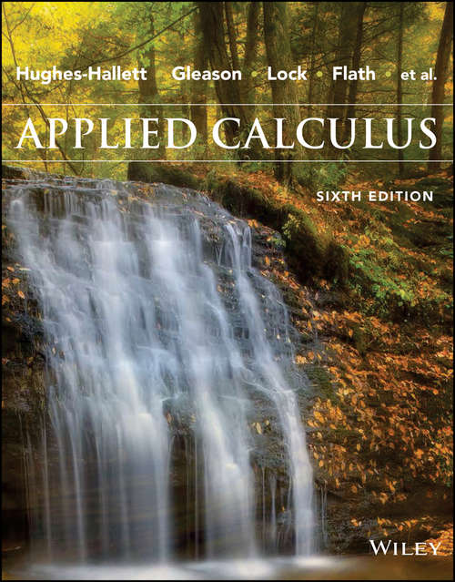 Book cover of Applied Calculus (Sixth Edition)