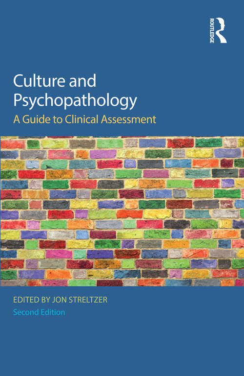 Book cover of Culture and Psychopathology: A Guide To Clinical Assessment (2)