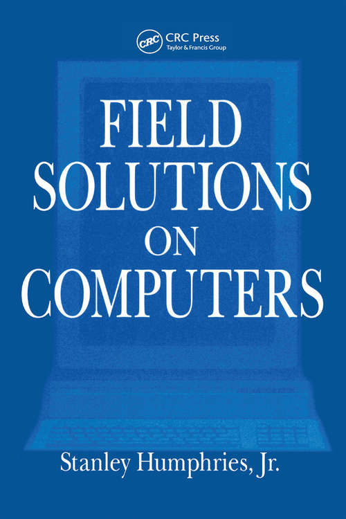 Book cover of Field Solutions on Computers (1)