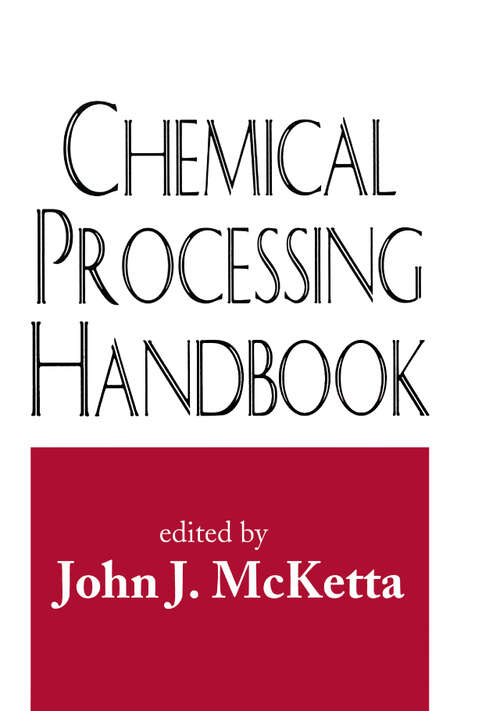 Book cover of Chemical Processing Handbook (1)