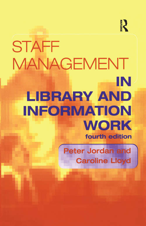 Book cover of Staff Management in Library and Information Work (4)