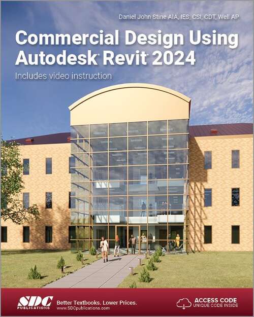 Book cover of Commercial Design Using Autodesk Revit 2024