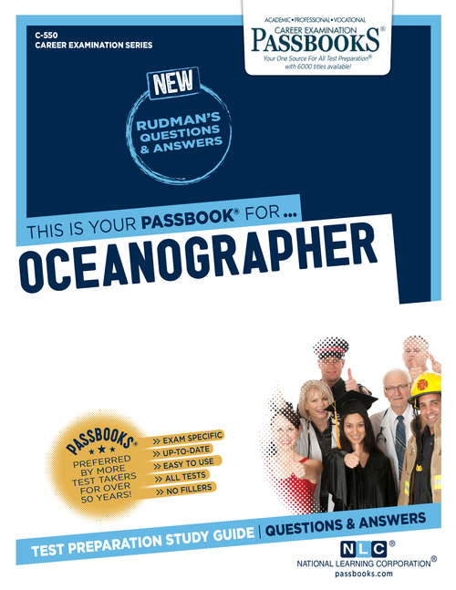 Book cover of Oceanographer: Passbooks Study Guide (Career Examination Series)