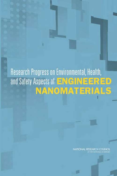 Book cover of Research Progress on Environmental, Health, and Safety Aspects of Engineered Nanomaterials