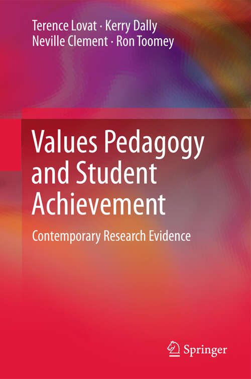 Book cover of Values Pedagogy and Student Achievement