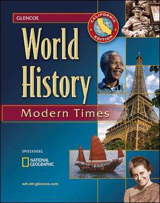 Book cover of Glencoe World History: Modern Times (California Edition)