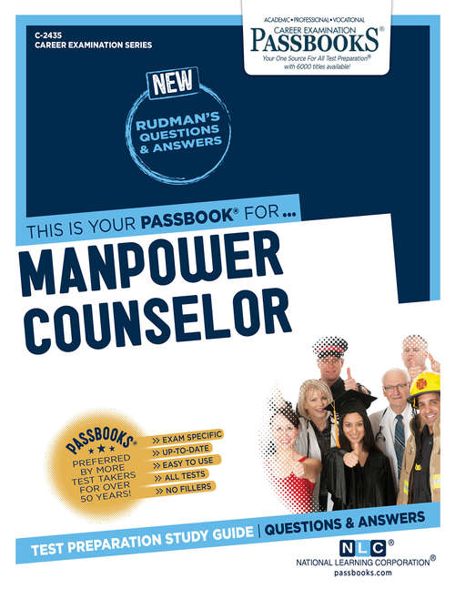 Book cover of Manpower Counselor: Passbooks Study Guide (Career Examination Series)