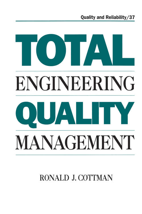 Book cover of Total Engineering Quality Management