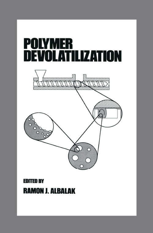 Book cover of Polymer Devolatilization