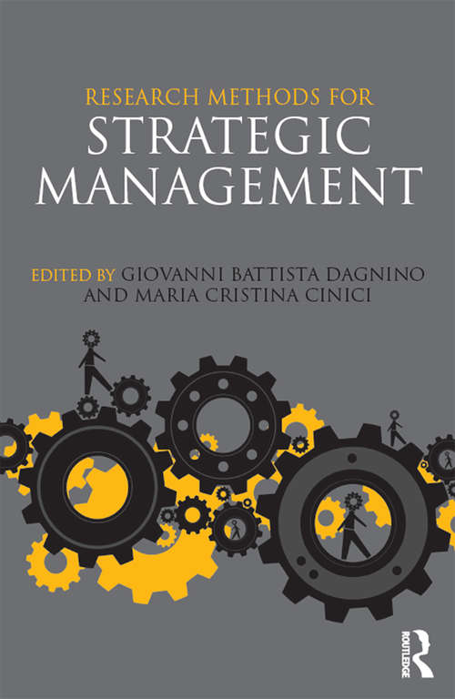 Book cover of Research Methods for Strategic Management