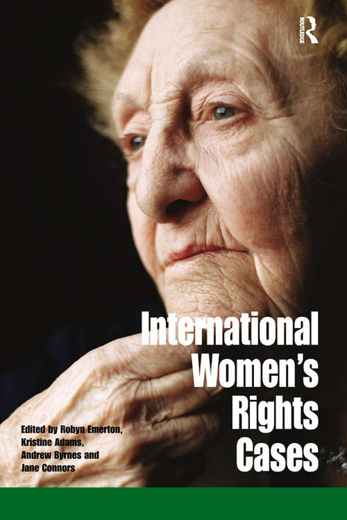 Book cover of International Women's Rights Cases