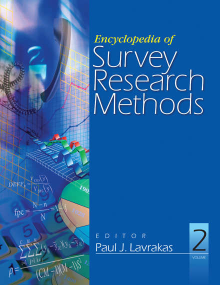 Book cover of Encyclopedia of Survey Research Methods