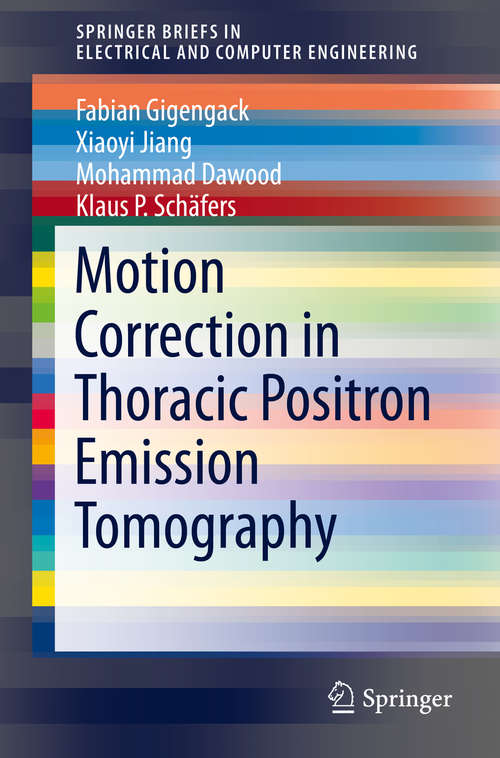 Book cover of Motion Correction in Thoracic Positron Emission Tomography