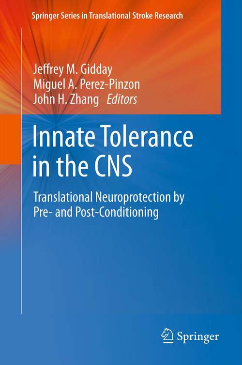 Book cover of Innate Tolerance in the CNS