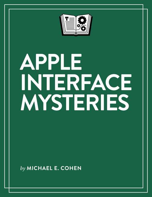 Book cover of Apple Interface Mysteries