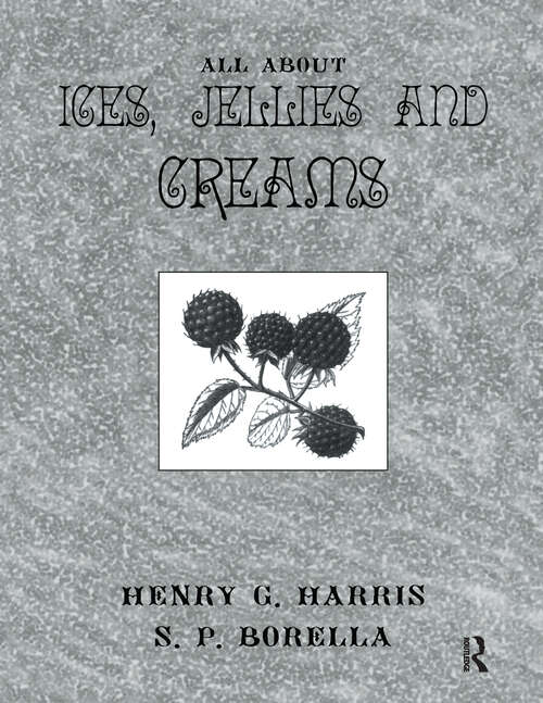 Book cover of About Ices Jellies & Creams