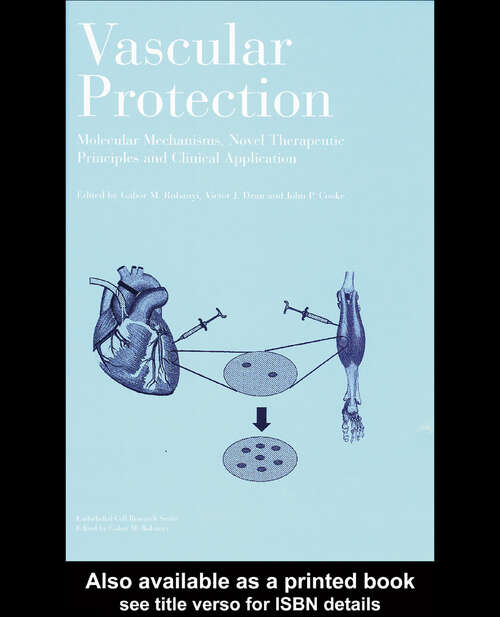 Book cover of Vascular Protection: Molecular Mechanisms, Novel Therapeutic Principles and Clinical Applications