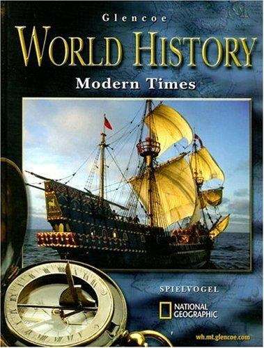 Book cover of Glencoe World History Modern Times
