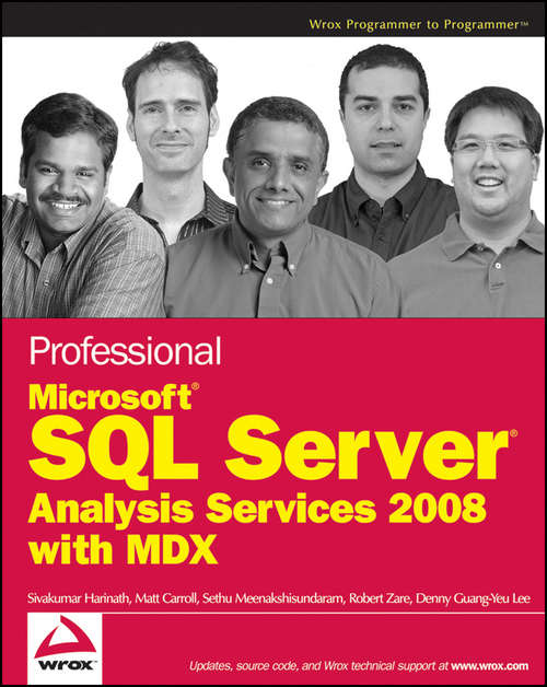 Book cover of Professional Microsoft SQL Server Analysis Services 2008 with MDX