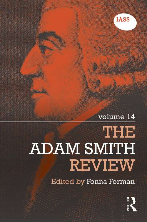 Book cover of The Adam Smith Review: Volume 14 (The Adam Smith Review)