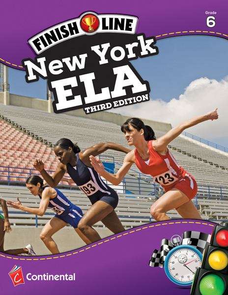 Book cover of Grade 6 Finish Line New York ELA (3rd Edition)