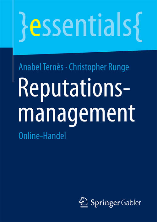 Book cover of Reputationsmanagement: Online-Handel (essentials)