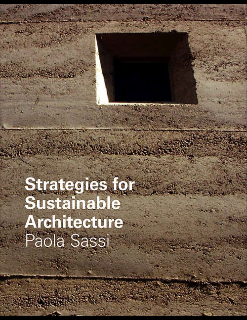 Book cover of Strategies for Sustainable Architecture