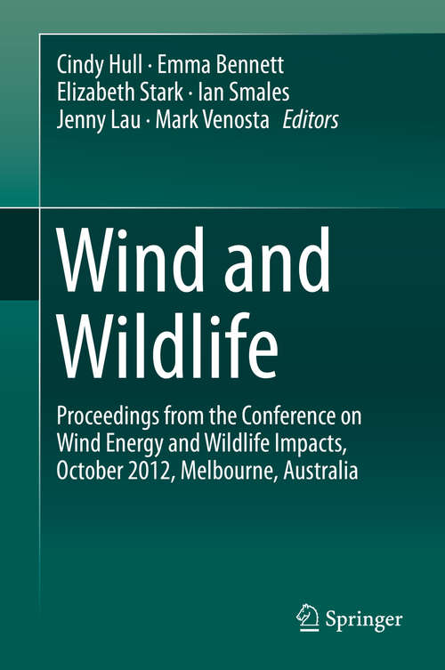 Book cover of Wind and Wildlife