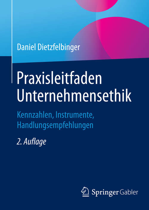 Book cover of Praxisleitfaden Unternehmensethik